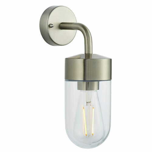 Jelölje be Fali lámpa Endon LED E27 IP44 ezüst üveg rozsdamentes acél 71184