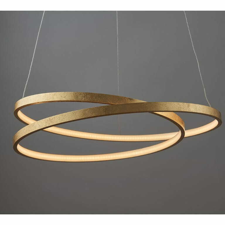 Előnézet Endon Scribble Ring LED függőlámpa arany levél bevonattal 72479 Endon Scribble Ring LED függőlámpa arany levél bevonattal 72479