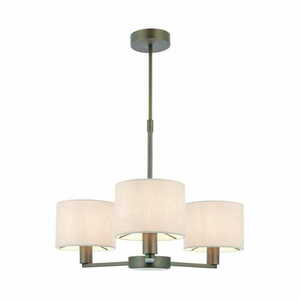 Függőlámpa Endon Daley 73016 3 ágú sötét antik bronz márványhatású small 0