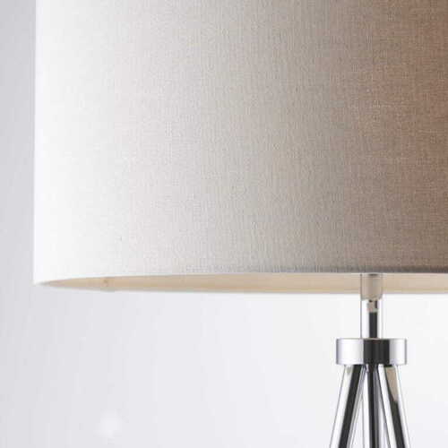 Jelölje be Állólámpa Endon Tri bézs/ezüst E27 152,5 cm SKU 73145