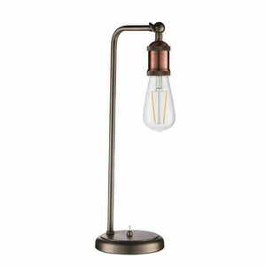 Állólámpa Endon Hal réz acél E27 45,3 cm 76339 small 1
