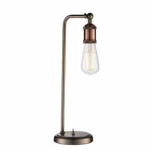 Állólámpa Endon Hal réz acél E27 45,3 cm 76339 small 0