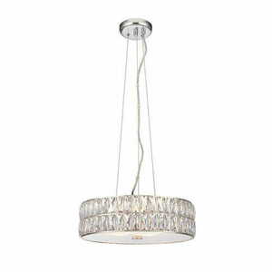 Endon Verina LED kristály függőlámpa, króm, 38 cm, dimmelhető small 0