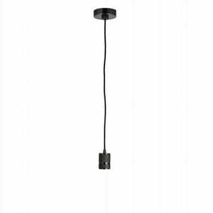 Endon Urban 76586 függőlámpa fekete krómban E27 10 cm small 1