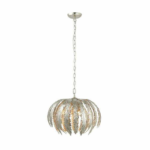 Jelölje be Függőlámpa Endon Delphine Ezüst 3 karos E14 LED csillár, 45 cm