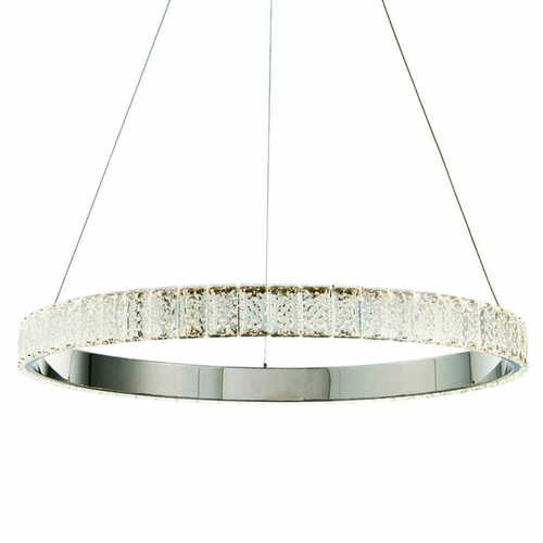 Jelölje be Függőlámpa Endon Celeste 78702 króm átlátszó kristály LED 62 cm
