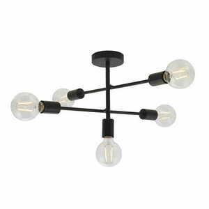 Mennyezeti lámpa Endon Studio fekete 5 égős E27 LED dimmelhető 53 cm small 0