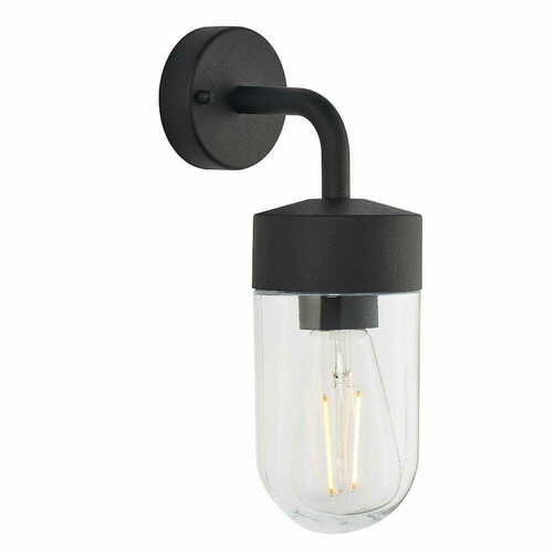 Jelölje be Fali lámpa Endon Északi fekete üveg E27 IP44 LED 79792