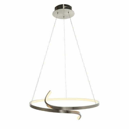 Jelölje be Függőlámpa Endon Rafe LED nikkel 57 cm 3000K dimmelhető 81903