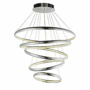 Függőlámpa Endon Ozias LED króm kristály 75 cm 81906 small 6