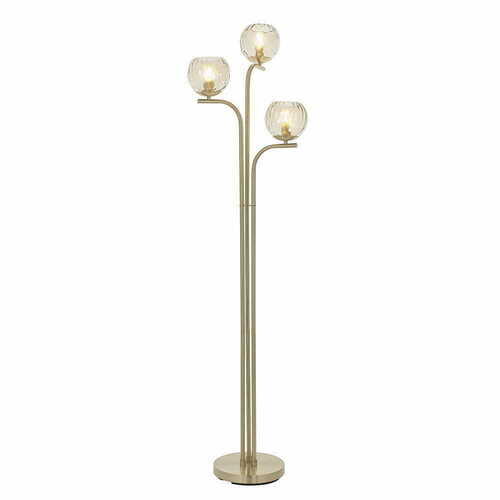 Jelölje be Állólámpa Endon Dimple arany sárgaréz üveg 162 cm 91974