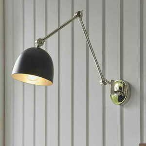 Fali lámpa Endon Lehal nikkel fekete E27 LED 10W 93431 small 2
