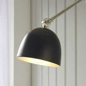 Fali lámpa Endon Lehal nikkel fekete E27 LED 10W 93431 small 5