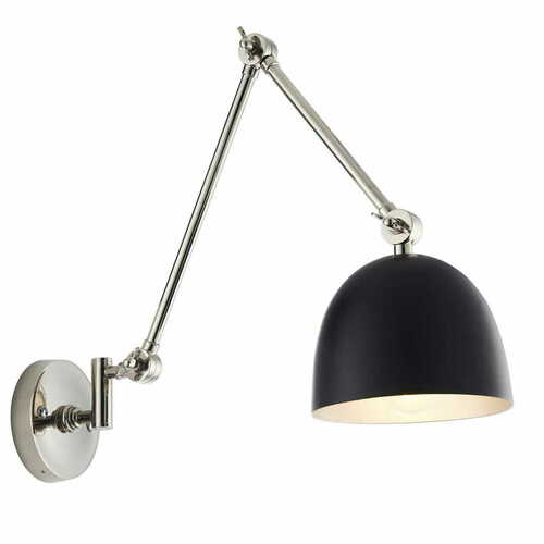 Jelölje be Fali lámpa Endon Lehal nikkel fekete E27 LED 10W 93431