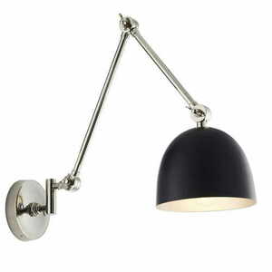 Fali lámpa Endon Lehal nikkel fekete E27 LED 10W 93431 small 0