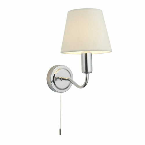Jelölje be Fali lámpa Endon Conway króm-bézs IP44 G9 LED 93851