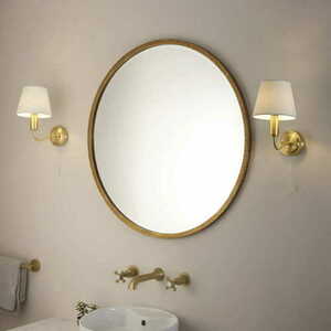 Fali lámpa Endon Conway brass bézs IP44 G9 24 cm 93852 small 2