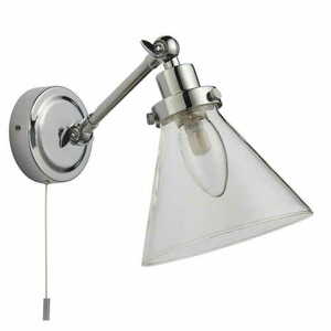 Endon Faraday fürdőszobai fali lámpa króm és átlátszó üveg G9 IP44 93853 small 5