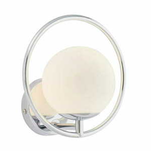 Endon Orb króm-fehér LED fali lámpa 93901 small 0