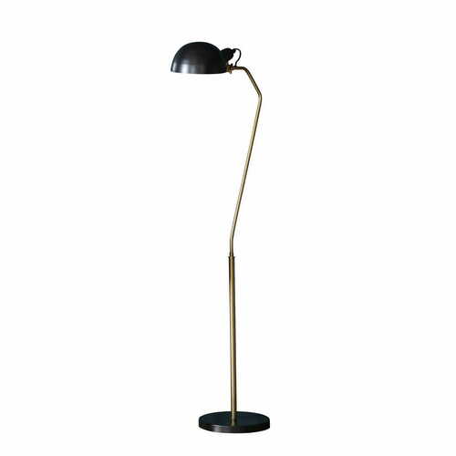 Jelölje be Endon Largo állólámpa fekete/réz E27 149 cm 95477