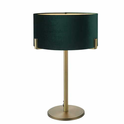 Jelölje be Állólámpa Endon Hayfield zöld/sárgaréz, E27, 59 cm, 95837