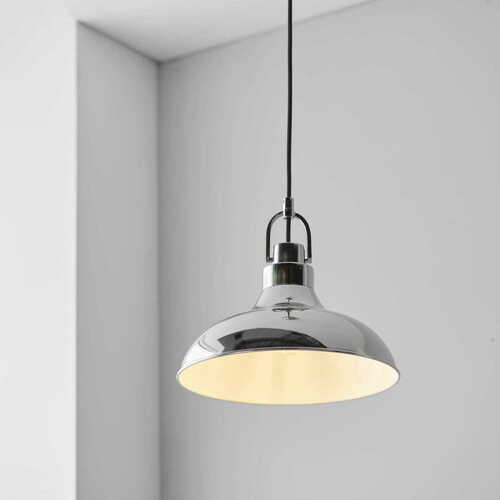 Jelölje be Függőlámpa Endon Crofton nikkel acél E27 30,3 cm 96175