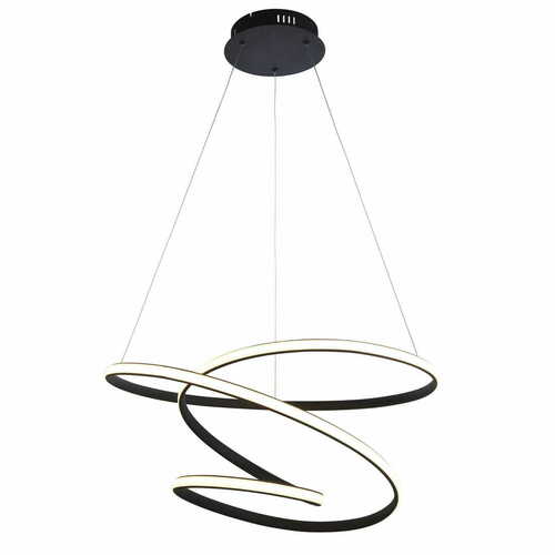 Jelölje be Dune Endon fekete LED függőlámpa 62 cm 47,5 W 5700 lm 97632