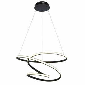Endon Dune fekete LED függőlámpa 62 cm 47,5 W 2610 lm 97632 small 0