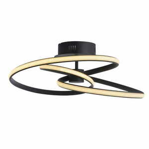 Endon Dune 97633 fekete LED mennyezeti lámpa 53,5 cm 42W 3000K szabályozható small 6