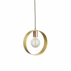 Függőlámpa Endon Hoop sárgaréz acél E27 LED 97664 small 0
