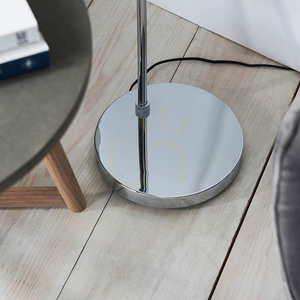 Endon Dimple 97978 állólámpa, króm és füstszínű üveg, 150 cm, E27 small 5