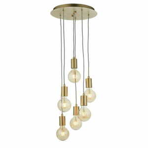 Endon Studio 98136 arany függőlámpa, 6×E27, acél, 34 cm small 0