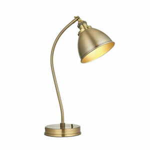 Asztali lámpa Endon Franklin antik sárgaréz E14 46 cm 98747 small 0