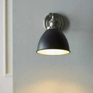 Fali lámpa Endon Franklin E14 LED dimmelhető fekete acél 25 cm 98751 small 4