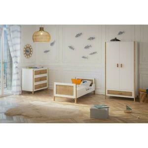 Oceania Rattan Evolutive ágy 70 x 140 - Neige small 11