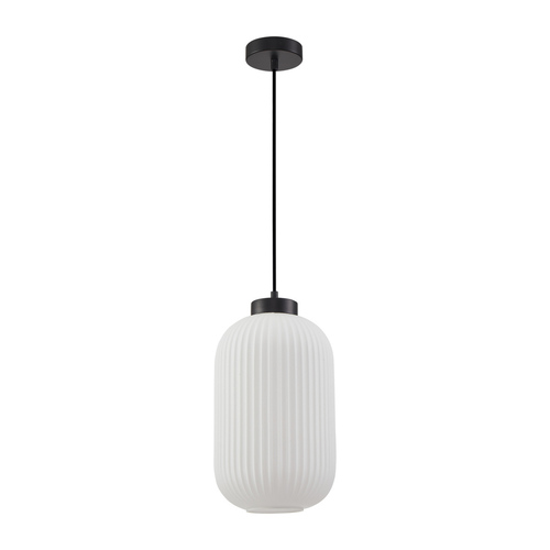 Jelölje be Italux fekete üveg függőlámpa E27 20 cm PND-52636-1-BK
