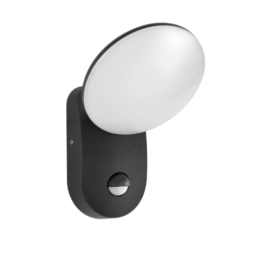 Jelölje be Italux fekete LED kültéri fali lámpa 7W 3000K IP54 OWL-6214-S-3K
