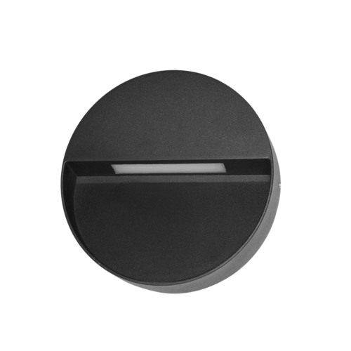 Jelölje be Italux kültéri fali lámpa LED fekete 3W 4000K IP54 OWL-4153-4K