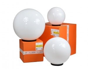 3 darabos kültéri kerti gömbvilágítás-készlet – LUNA BALLS 40, 50, 60 cm  LED E27  UV small 0
