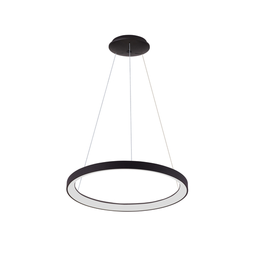 Jelölje be Italux LED fekete függőlámpa 58 cm 48W SKU PND-53675-058RPC-BK-3KS4K-TRDIMM
