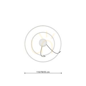 Csillár RIO 2 55/78 fehér LED 4000K Thoro 55/78 fehér LED 4000K small 4