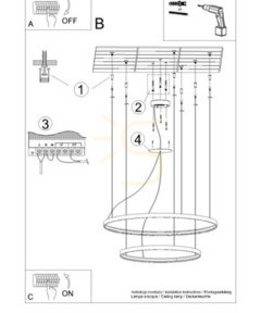 Csillár RIO 2 55/78 fehér LED 4000K Thoro 55/78 fehér LED 4000K small 5