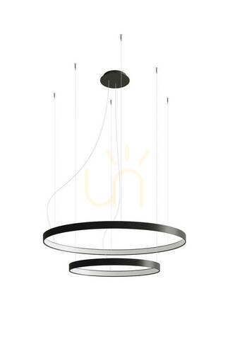 Jelölje be Csillár RIO 2 55/78 fekete LED 4000K Thoro 55/78 fekete LED 4000K