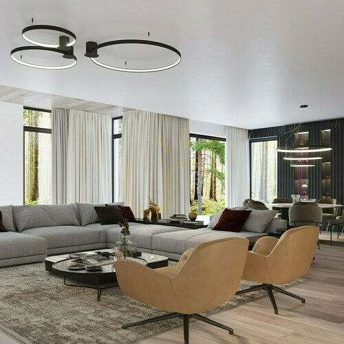 Jelölje be Csillár RIO 3 55/78/110 fekete LED 4000K Thoro 55/78/110 fekete LED 4000K Thoro