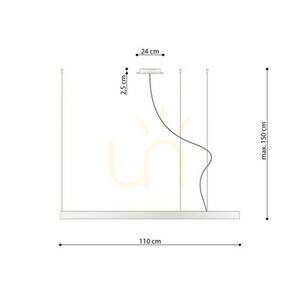 Csillár RIO 110 arany LED 3000K Thoro small 9