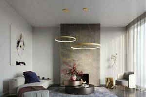 Csillár RIO 55 arany LED 4000K Thoro 55 arany színű small 12