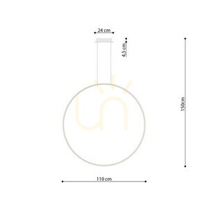 RIO 110 arany LED 3000K Thoro függőlámpa RIO 110 arany LED 3000K Thoro small 8