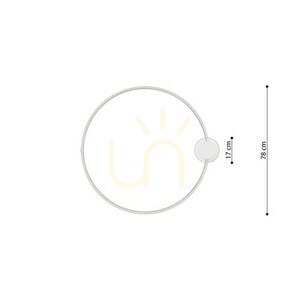 Mennyezeti lámpa RIO 78 arany LED 3000K Thoro small 9