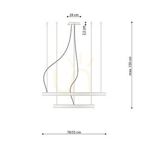 Csillár RIO 2 55/78 arany LED 3000K Thoro 55/78 arany LED 3000K small 3