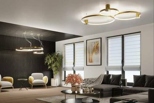 Jelölje be Csillár RIO 78 polírozott arany LED 3000K Thoro